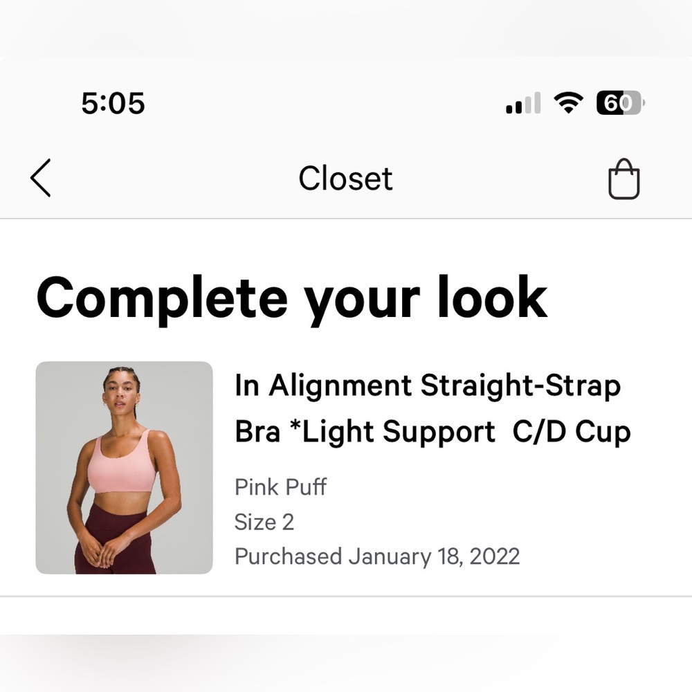 Lululemon | In Alignment Straight-Strap Bra - Picture 10 of 10